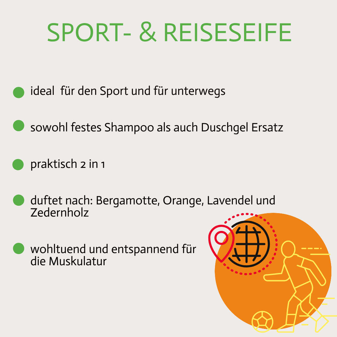 Sport-Reiseseife, 85 g