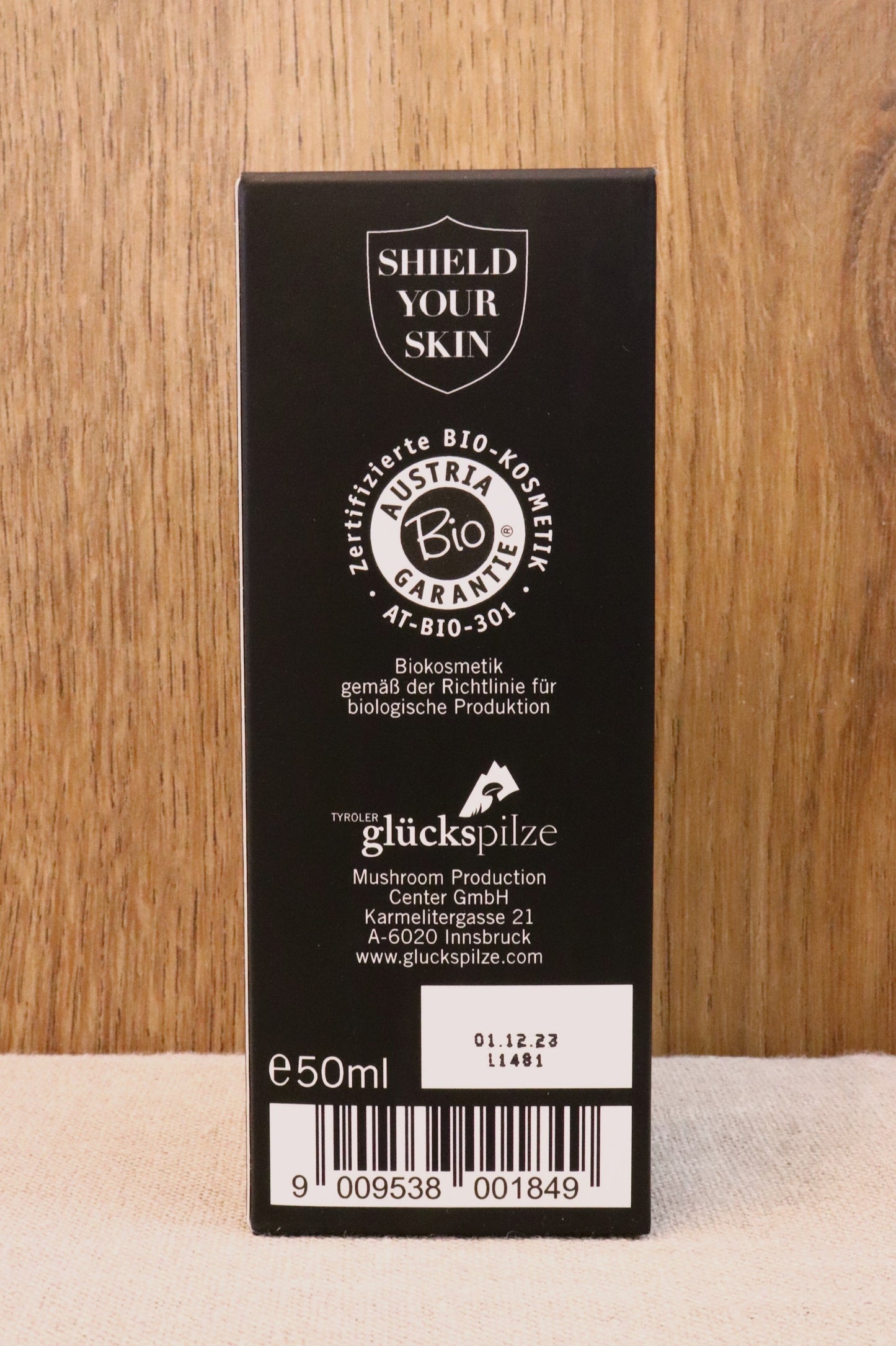 Bio-Hautcreme - Reishi, Shiitake, Edelweiß - 50ml, Tyroler Glückspilze