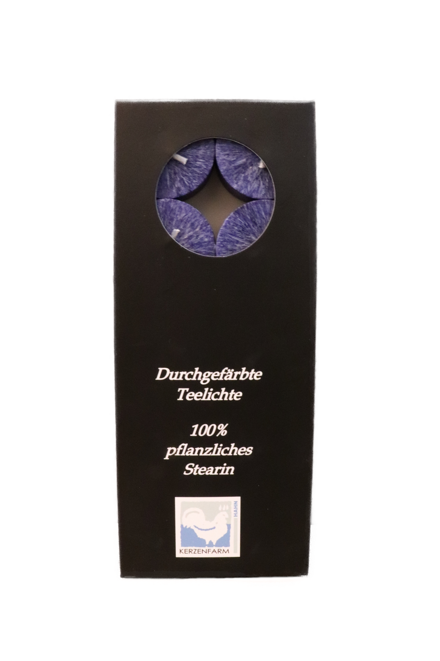 10er Packung Stearin Teelichter, in versch. Farben