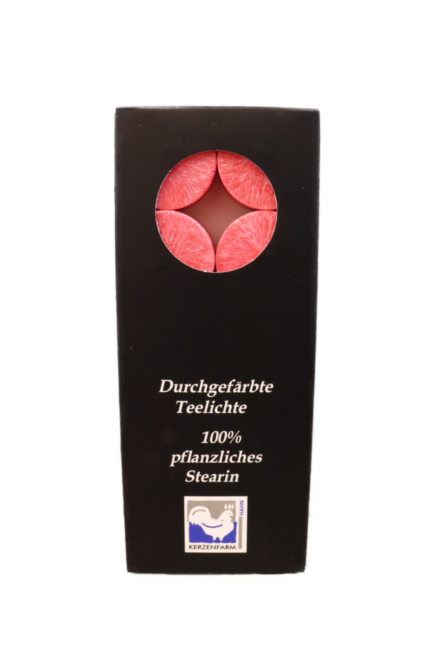 10er Packung Stearin Teelichter, in versch. Farben