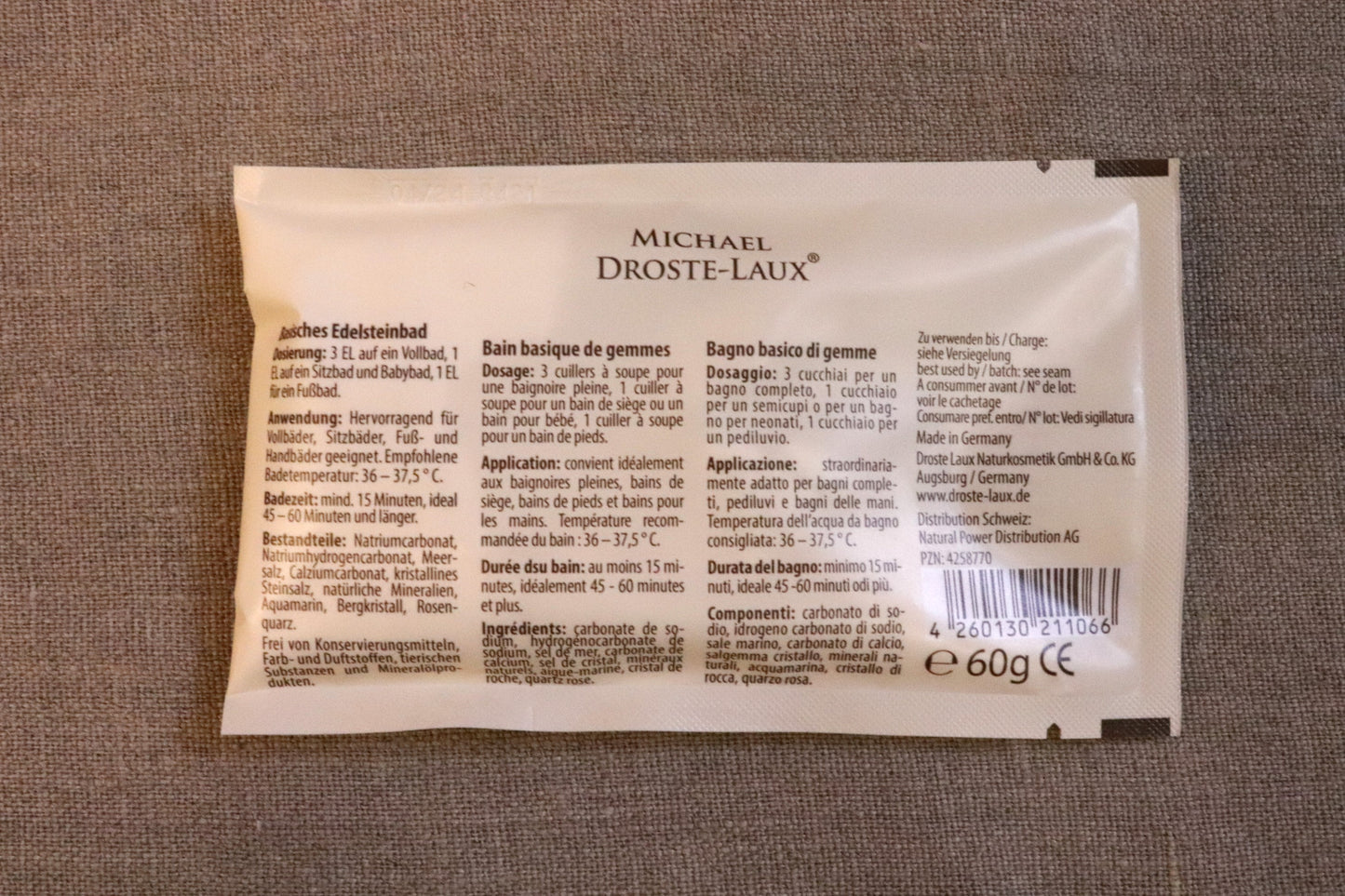 Basisches Edelsteinbad 60g, Michael Droste-Laux