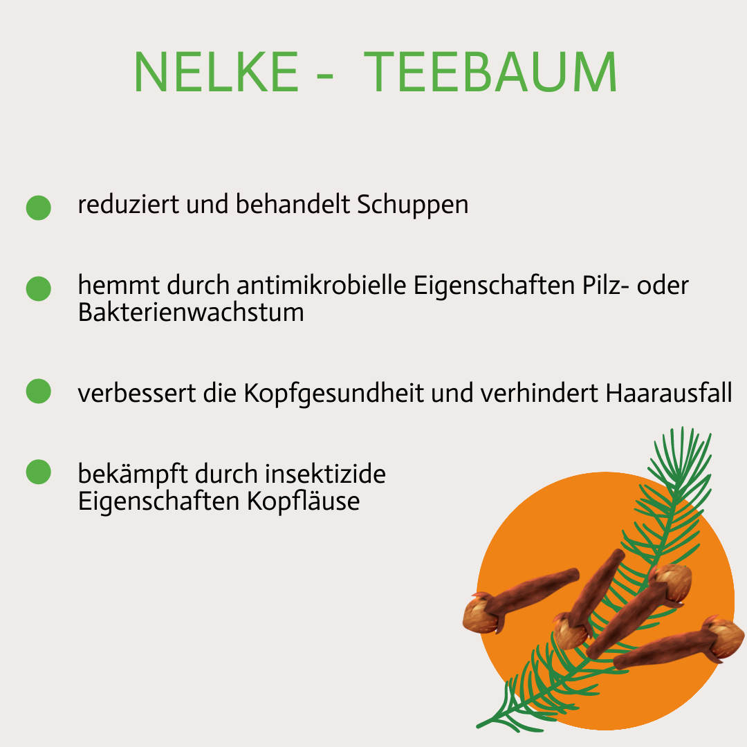 Haarseife Nelke-Teebaum, 85 g