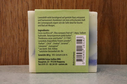 Körperseife Lavendel-Lemongras, 80 g
